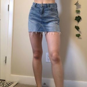 Free shipping: HOLLISTER high rise jean skirt